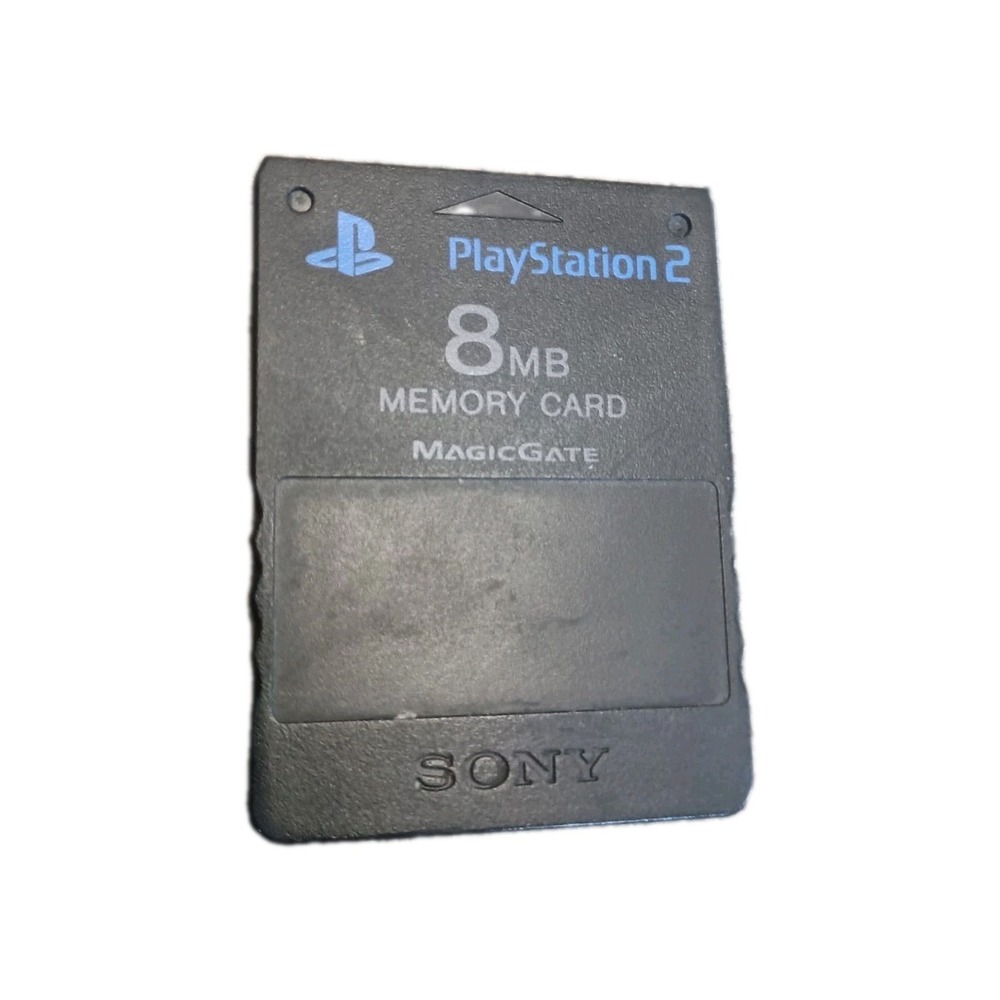 Sony PlayStation 2 8MB MagicGate Memory Card SCPH-10020 Black